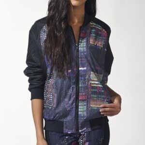 Adidas Women's Black Multicolor Jacket